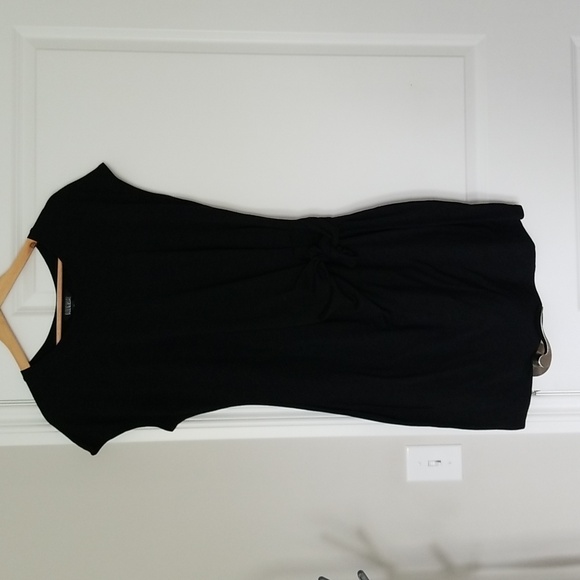 Nicole Miller tie knot dress in black size medium - Picture 2 of 8